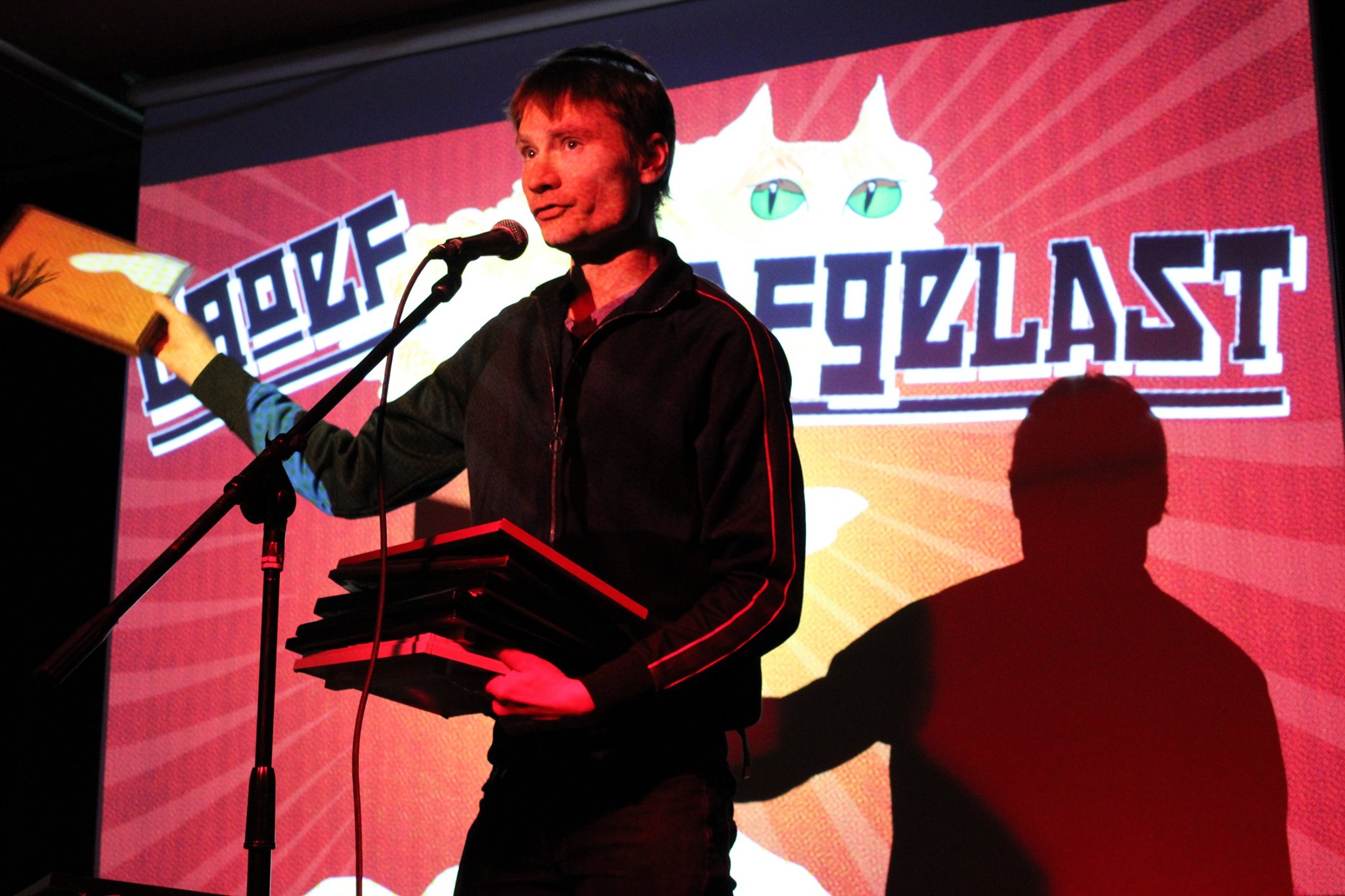 Woordkaders op Droef Afgelast. Foto: Franky Bordo